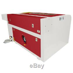60W CO2 Laser Engraving Machine Laser Engraver Wood Cutting Mill USB 220V