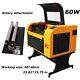 60w Co2 Usb Laser Engraving Cutting Machine 4060 110 V Withrotary Attachment