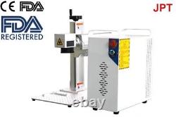 60W JPT M7 Mopa M7 Fiber Laser Metal Color Mark Machine Cut Engraver FDA FEDEX