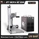 60w Jpt Mopa M7 Fiber Laser Marking Machine 175x175mm Lens With Rotary Axis