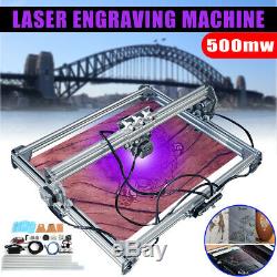 65x50CM Laser Engraving Cutting Cutter Marking Printer Logo Machine Kit 500mw