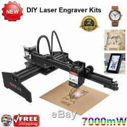 7000mW Desktop DIY Marking Laser Engraver Printer Cutting Engraving Machine USB