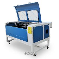 80W CO2 Laser Cutting Engraving Machine 1000x600mm With Motorize Table RUIDA