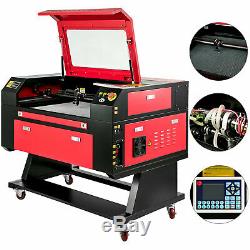 80W Co2 Laser Engraver Cutter Machine Cutting Woodworking Air Assist DSP Control
