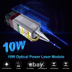 80W Laser Head with Air Assist 450nm TTL Module for Laser Engraving Cutting 12V