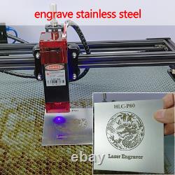 80W Laser Module with Air Assist Slide for CNC Laser Engraving Cutting TTL/PWM