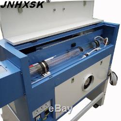 90w reci laser engraving cutting machine ruida engrver CO2 Acrylic glass 400600