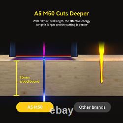 A5 M50 Laser Cutter Engraver CNC Laser Engraving Cutting Machine 40W
