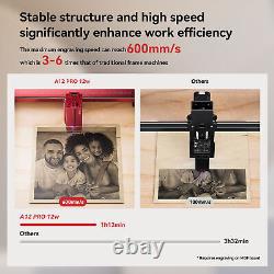 ATOMSTACK A12 PRO 12W Laser Engraving Cutting Machine for DIY Wood Acrylic I1W5