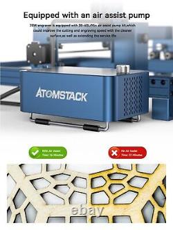 ATOMSTACK A20 PRO 130W Laser Engraver Machine 25mm Cutting Acrylic Wood Engrave