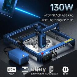 ATOMSTACK A20 Pro Laser Engraver 130W Engraving Cutting withF30 Pro Air Assist Kit