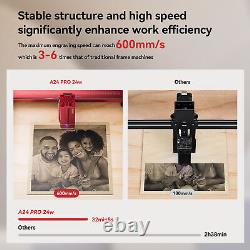 ATOMSTACK A24 PRO 24W Laser Engraving Cutting Machine for DIY Wood Acrylic N8Q4