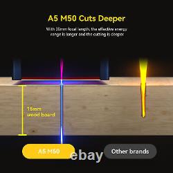ATOMSTACK A5 M50 Desktop DIY Laser Engraving Cutting Machine Quick Assembly U5F1