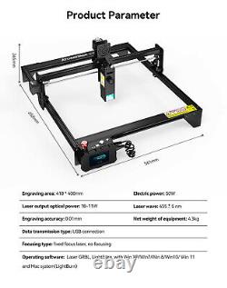 ATOMSTACK Laser Engraver Machine A10 Pro 50W DIY CNC Laser Engraving Cutting