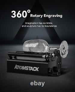ATOMSTACK S20 Pro Laser Engraver Engraving Cutting Machine+R3 Pro Roller Pad Set