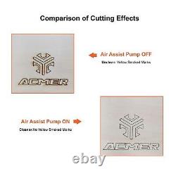 Air Pump Laser Engraving Cutting Machine Accessories Durable Adjustable Airflow