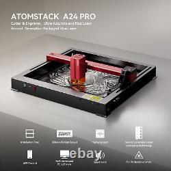 AtomStack A24 Pro Laser Engraver 120W Laser Engraving Cutting Machine New