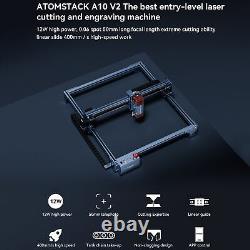 Atomstack Maker A10 V2 12W Laser Engraver 400mm/s High Speed Wifi & USB Z3G4