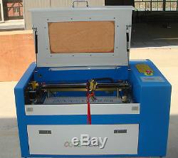 Brand New 60W CO2 Laser Engraving Cutting Machine with Auxiliary Rotary Device