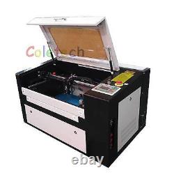 Brand New 60W CO2 Laser Engraving Cutting Machine with Auxiliary Rotary Device B