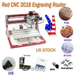 CNC 3018 Engraving Router & 15 W Laser Module Carving Milling Cutting Machines