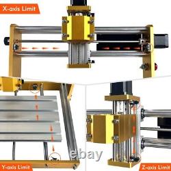 CNC 3018Pro Router Kit 80W Laser Engraving 500W Spindle Milling Machine Cutting