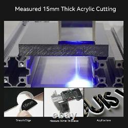 CNC Laser Engraver Cutting Dual USB Compression Spot 150W Effect 10W Output