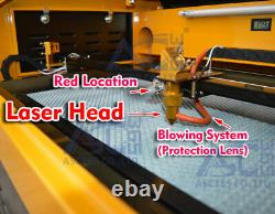 CO2 60W Laser Engraving Cutting Machine Linear Guide Engraving Machine Red-dot