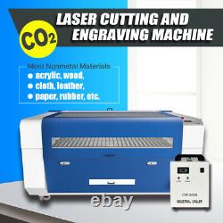 CO2 Laser Engraver Cutter 100W 51 × 35 Cutting Engraving Machine Auto Focus