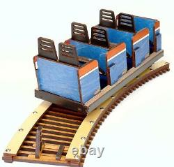Cedar Point Blue Streak Roller Coaster Detailed Model Laser Engraved & Cut