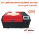 Co2 Laser Engraver Usb Offline Control Co2 Engraving Cutting Machine 400400mm