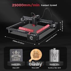Comgrow Z1 Pro 20W Output Laser Engraver for Wood and Metal 25000mm/Min Engravin