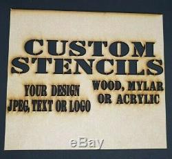 Custom Personalised Laser Cutting Service Engraving Wood Acrylic Mirror Stencil
