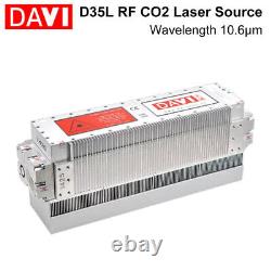 DAVI D35L RF-CO2 Galvo Laser Marking Machine 35W RF Laser Tube RC2808 20mm Ezcad