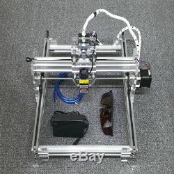 DIY DesktopWood Laser Engraving Etcher Machine 500mW Mark Logo Print Cut 3040CM