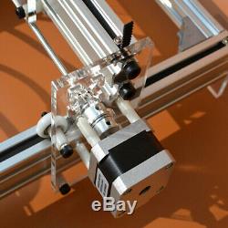 DIY Mini Laser Engraving Cutting Machine Desktop Printer Kit Adjustable 500MW