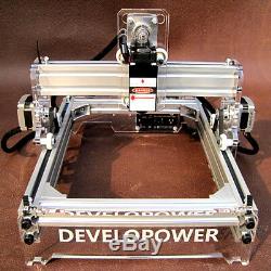 Desktop Laser Engraving Machine DIY Logo Marking Printer Engraver Cutting 2000mW