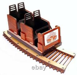 Detailed model of PTC Beast Roller Coaster Train & Track Laser Engraved & Cut
