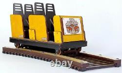 Detailed model of The Beast Roller Coaster Laser Engraved & Cut