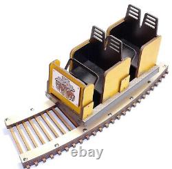 Detailed model of The Beast Roller Coaster Laser Engraved & Cut
