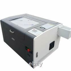 Electric 50W Co2 Laser Engraving Cutting Machine 500mm 300mm CW-3000 Chiller