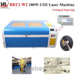 HL 100W Co2 Laser Cutting Machine With RD System Auto focus Linear Guides CW5000