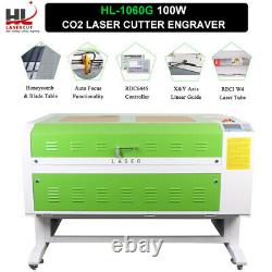HL 1060G 100W 39x24 CO2 Laser Engraver Cutter Cutting Engraving Machine Ruida