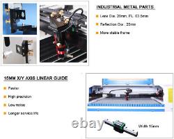 HL LASER 100W 1060 CO2 Laser Engraver Cutter Machine HYBRID MOTOR 5200 Chiller