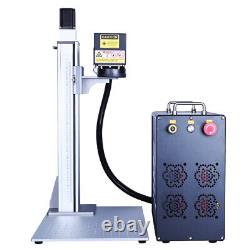 HL Laser 100W Fiber Laser Marking Machine JPT Mopa Metal Color Marker Engraver