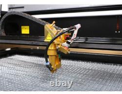 HL1060S 80W CO2 Laser Cutting Machine Engraver with CW3000 Chiller Ruida DSP