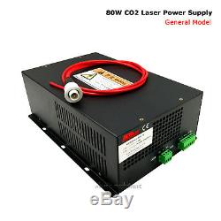 HQ Professional 80W Power Supply CO2 Laser Engraving Cutting Machine 110V