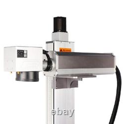 JPT MOPA M7 60W Fiber Laser Marking Machine Motorized Z Axis with Rotary Axis