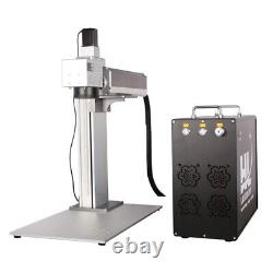 JPT MOPA M7 60W Fiber Laser Marking Machine with D80 Rotary Motorized Z Axis US
