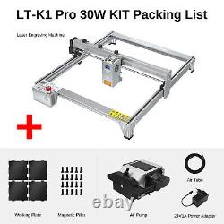K1 PRO Laser Engraving Machine with K30 30W Laser Module DIY Engraver Cutting